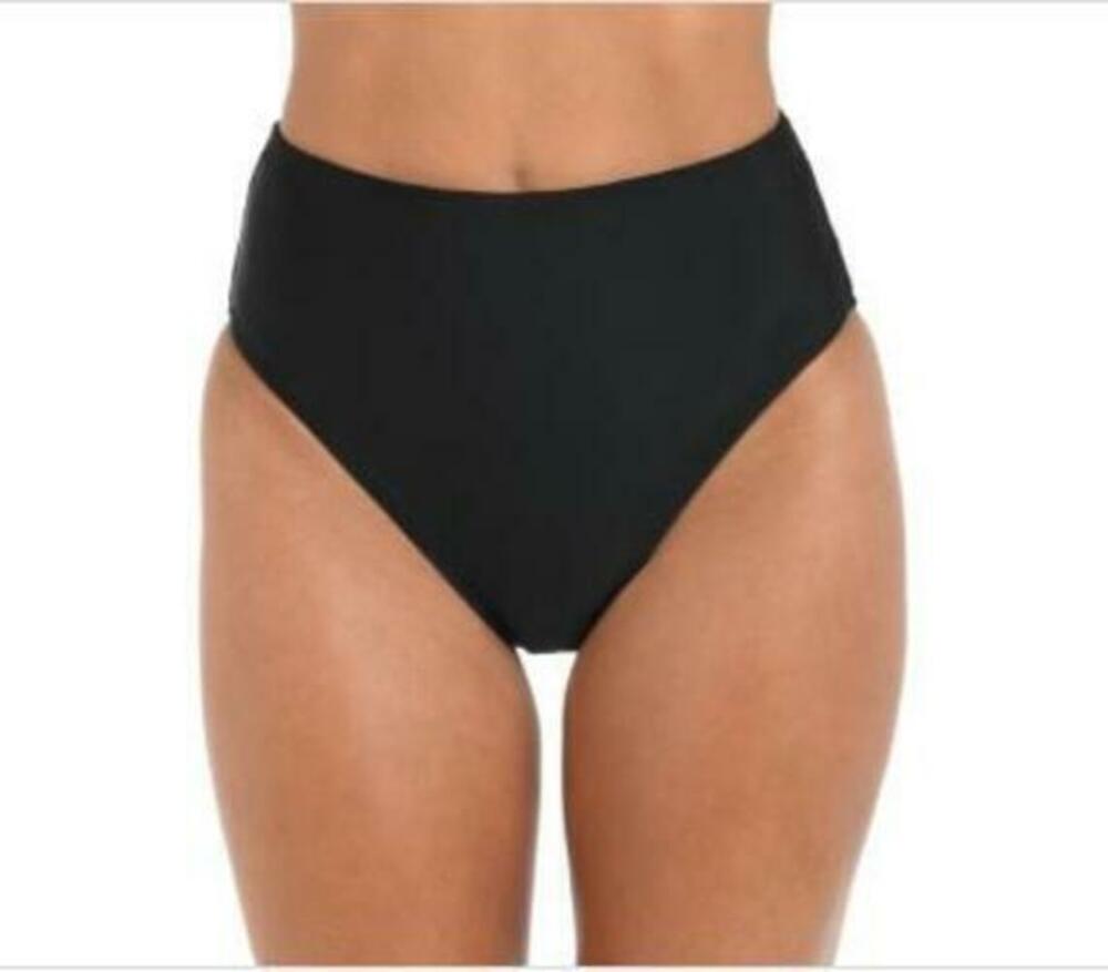 L'Agence Women's Black Vanessa Solid High Waisted Bottom M NWT